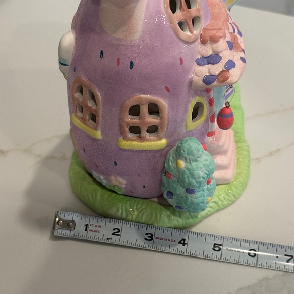 Colorful Easter Egg House Tea Light/Votive Decor EUC - Picture 8 of 8